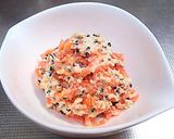 A picture of step 6 of Carrot Shira-ae with a Double Dose of Sesame Seeds.