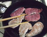 A picture of step 3 of Pork Tenderloin with Whole Grain Mustard.