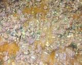 A picture of step 4 of Phalia qeema.