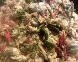 A picture of step 10 of Rajas con huevo.