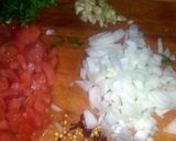 A picture of step 5 of Sig's Pizza from Turkey ( Lahmacun).
