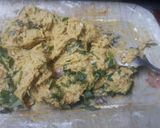 A picture of step 1 of Loki k kofte.