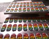 Foto langkah ke 6 dari resep Lidah Kucing Rainbow.