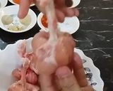 A picture of step 2 of Chicken lollipop.