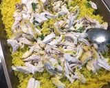 صورة لخطوة 3 من وصفة أرز بالكريمة والدجاج