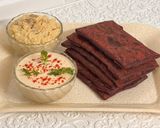A picture of step 24 of Color Burst Breakfast (Beetroot Paneer Paratha with Curd, Rice Kheer & Chips).