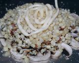 Foto del paso 5 de la receta: Chaska empapelada con tocino y champiñones