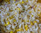 Sweetcorn pulao steamed in milk recipe step 4 photo