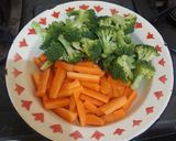 Foto langkah ke 1 dari resep Cha Brokoli Wortel.