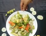 A picture of step 15 of Salad summer delight from veggie and fruit garden.