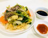Hình bước làm 4 của món Mì xào giòn bò