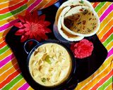 A picture of step 6 of Nawabi Paneer.