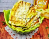 Foto langkah ke 6 dari resep Cheese Egg Roast (Roti Panggang Telur Keju).