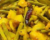 সজনে ডাটা বড়ি আলু পোস্ত "বাঙালি স্টাইলে" (sojne data aloo posto recipe in Bengali) রেসিপির ধাপ 7 ছবি