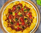 Foto langkah ke 3 dari resep Spicy Pizza.