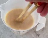 A picture of step 1 of Egg Tofu.