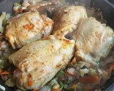 Foto del paso 6 de la receta: Tajine de Pollo con raíz de Jengibre y Cebolla fresca al Curry