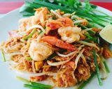 รูปขั้นตอนการทำที่ 4 ของ เส้นเล็กผัดไทกุ้งสด