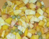 A picture of step 2 of Three Fruit Chaat.