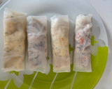Foto del paso 3 de la receta: Rollitos de papel de arroz a la plancha con relleno rápido