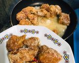 A picture of step 6 of Pork karaage.