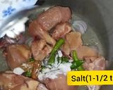 A picture of step 3 of Degi Chicken Palak.