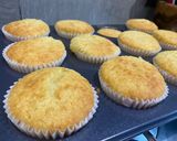 A picture of step 3 of Gilded Christmas Orange Cupcakes.