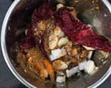A picture of step 2 of Prawns curry.