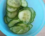 A picture of step 1 of Pickled cucumber.