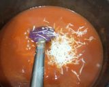A picture of step 4 of Macaroni Pasta in Red Sauce.