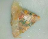 A picture of step 15 of Vegetable paneer rice samosa.