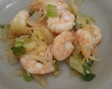 Foto langkah ke 4 dari resep Crevettes au Poireaux (Udang Bawang Mentega).