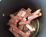 Foto del passaggio 5 della ricetta Risotto con porri, patate e speck croccante
