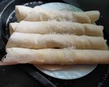 A picture of step 6 of Sweet dosa rolls.