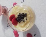 عکس مرحله 4 از دستور پودینگ وانیلی و آلبالویی🍒😋