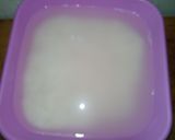A picture of step 1 of Tuwon shinkafa & ogbono with okro soup.