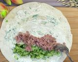 A picture of step 3 of Tuna Egg Tortillas – a quick and delicious snack. 3 Portionen!.