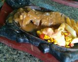 Foto langkah ke 6 dari resep Sirloin steak....with brown sauce & pene.