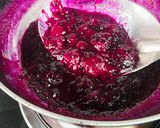 A picture of step 2 of Dragon Fruit Cheesecake.