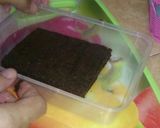 Foto langkah ke 7 dari resep Dessert Box, Brownies Coklat Lumer.