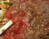 A picture of step 4 of Ropa Vieja.