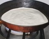 A picture of step 4 of Chicken fajita wrap (tortilla).