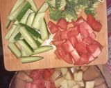 A picture of step 3 of Fish with soutay Vegetables & Baked Fishy Parcels.
