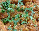 A picture of step 6 of Authentic Kathiyawadi Bengan Bhartha.