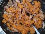 Calabaza rellena con pollo 👌