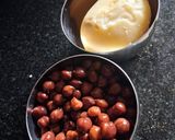A picture of step 3 of Tortilla papdi chaat.