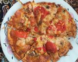 عکس مرحله 4 از دستور 🍕 پیتزای مرغ و سوسیس 🍕