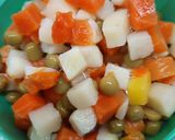 Foto del paso 1 de la receta: Mayonesa de ave con jardinera de lata