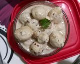 A picture of step 4 of Makhana Raita.