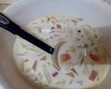 A picture of step 8 of Cathedral Window Jello Sago Drink.
